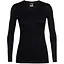 Термокофта Icebreaker 200 Oasis LS Crewe Wmn Black S (1052-104 375 001 S) - мініатюра 1