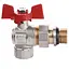 Кран кульовий кутовий з американкою Water Valve Q003 NV-V124 1/2″ ЗB - мініатюра 1
