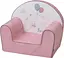 Крісло дитяче Bubaba FreeON Buny in love, pink - мініатюра 1