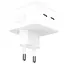 МЗП Brand_A_Class 35W Dual Mini Power Adapter for Apple (2USB-C) (AA) (box) White - мініатюра 1