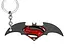 Брелок Бетмен Супермен Batman Superman кинологотип BS10.017r - мініатюра 1