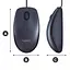 Мишка Logitech B100 Black (910-003357) - мініатюра 8