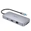 Перехідник Hoco Hub HB32 8 в 1 USB 3.0 + USB 2.0 x2 + Type-C + HDMI + RJ45 + SD - мініатюра 3