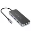 Перехідник Hoco Hub HB32 8 в 1 USB 3.0 + USB 2.0 x2 + Type-C + HDMI + RJ45 + SD - мініатюра 4
