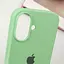 Чехол Epik Silicone Case Full Protective AA для Apple iPhone 16 Plus 6.7 Зеленый/Pistachio - миниатюра 5