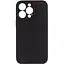 Чохол Silicone Case із захистом камери Full Apple iPhone 15 Pro Black - мініатюра 1