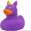 Утка FunnyDucks Единорог фиолетовый ( 2090) - миниатюра 2