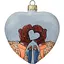 Ялинкова прикраса Санта Шоп Тепло долонь скло (4820001154542) - мініатюра 1
