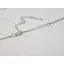 Срібне кольє Aurora з фіанітами. 86033Б - мініатюра 3