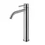 Смеситель для раковины высокий Paffoni Light без донного клапана steel LIG081ST, Нержавеющая сталь - миниатюра 1