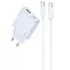 СЗУ Hoco C142A Direct PD20W+QC3.0 (1USB-A/1C) + кабель Type-C to Type-C - миниатюра 1