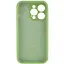 Чохол Epik Silicone Case Full Camera Protective AA для Apple iPhone 15 Pro Max 6.7 М'ятний/Mint - мініатюра 4
