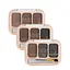 Тени для бровей 3 цвета DoDo Eyebrow Powder ВР003, (набор 3 шт. в ассортименте) - миниатюра 1