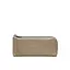 Кожаный портмоне-купюрник на молнии 14.0 светло-бежевый - миниатюра 9