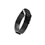 Ремешок для фитнес-браслета Boorui для Xiaomi Mi Band 5 и 6 миланская петля черный - миниатюра 4