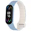 Ремешок Dual-color Magnetic для Xiaomi Mi Band 9/8/10 Lilac Blue / White - миниатюра 1