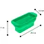 Форма для выпечки хлеба силиконовая 29.5х12.3х11 см, Profsil Зеленый 87148 - миниатюра 4