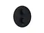 Душова система прихованого монтажу Corsan Lugo black + BOX з термостатом Z03TBL, Чорний матовий - мініатюра 5