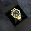 Наручний годинник чоловічий 017 Тризуб Золото Gold-Black-White Steel Patriot acs0030990 - мініатюра 3