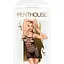 Еротична сукня в сітку Penthouse Ecstasy Queen колір: чорний Розмір xl - мініатюра 1