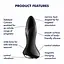 Анальна пробка Satisfyer Rotator Plug 1+ 12.8 см (чорний) - мініатюра 7