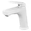 Змішувач для умивальника Plamix Lucas-001 SET white з підведенням PM0706 Білий - мініатюра 1