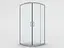 Душевая кабина AM.PM Bliss Round 3/ 4 90x90 без поддона, профиль хром, матовое стекло W56G-301-090CM - миниатюра 1