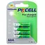 Акумулятор AAA R03 1000mAh 1.2V NiMH Already Charged, 4шт/бл PkCell (PC/AAA1000-4BA) - мініатюра 1