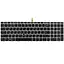 Клавіатура для ноутбука HP Zbook 15U G3 чорна, сірий фрейм, підсвітка - мініатюра 1