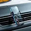 Автотримач Baseus Stable Gravitational Car Mount Lite Air Outlet Version Black (SUWX010001) (134769) - мініатюра 11