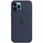 Чохол Epik Silicone case AAA with Magsafe and Animation для Apple iPhone 12 Pro/12, 6.1 Синій/Deep navy - мініатюра 1