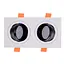 Світильник точковий Brille поворотний HDL-DT 106/2 MR16 36-221 - мініатюра 6