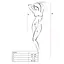 Откровенное платье-сетка Passion BS073 white One size - миниатюра 4