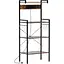 Стеллаж Costway Surette с местом для микроволновки и с двумя розетками в стиле Loft - миниатюра 1
