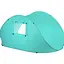 Саморазворачивающаяся палатка-тент Outtec пляжная XXL бирюзовая - миниатюра 1
