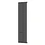 Вертикальний радіатор Navin Ellipse 480x1800-8, anticor, чорний муар 10-012033-4880, Чорний матовий - мініатюра 3