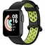 Ремешок DK CDK Silicone Sport Band Nike для Xiaomi Redmi Watch (012954) (black / green) - миниатюра 2