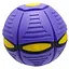 Летающий трансформерный мяч 1002-3(Dark-Violet) светящийся - миниатюра 2