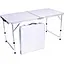 Стол туристический Chomik Garden Line Ranger раскладной с 4 стульями белый - миниатюра 3