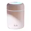 Портативный светодиодный ультразвуковой увлажнитель воздуха Humidifier H2O 300 мл Pink - миниатюра 1