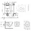 Набор Qtap инсталляция 3 в 1 Nest QT0133M425 с панелью смыва круглой QT0111M11111SAT + унитаз с сиденьем Jay QT07335176W, Белый - миниатюра 2