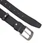 Ремень мужской кожаный черный 145 см Handycover HC0072 со строчкой батальный - миниатюра 3