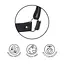 Портупея-пояс Bijoux Indiscrets MAZE - Wide Belt and Restraints Black, екошкіра - мініатюра 5