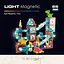Конструктор магнітний DIY Magnetic Building Blocks на 86 деталей (СН1170) - мініатюра 5