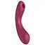 Вакуумний стимулятор клітора з вібрацією Satisfyer Curvy Trinity 1 бордовий - мініатюра 1