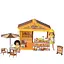 Игровой набор домик для куклы Кофейня IM370 Yellow - миниатюра 1