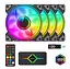 Вентилятор GameMax 120mm*4 KIT ARGB fan DRH400 (DRH400) - мініатюра 1