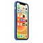 Чехол Silicone Case Full Protective AA для Apple iPhone 14 Plus 6.7 Синий/Capri Blue - миниатюра 3