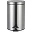 Відро для сміття Zerix Solo-TC0205 SS Color з плавним закриттям кругле 5 л нержавійка (ZX5888)  - мініатюра 1