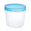 Контейнер лоток судочок круглий із кришкою PP, що закручується, 1 л 88091 - мініатюра 7